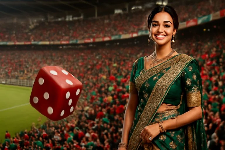 7u77 লাইভ ডিলার টেবিল দৃশ্য